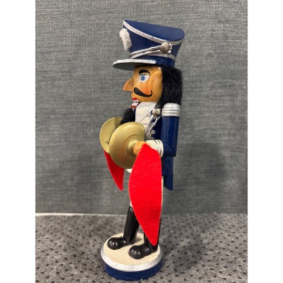 Limited Edition 2008 Nutcracker Soldier With Cymbals Hand-Painted Wood Figurine - Picture 2 of 9